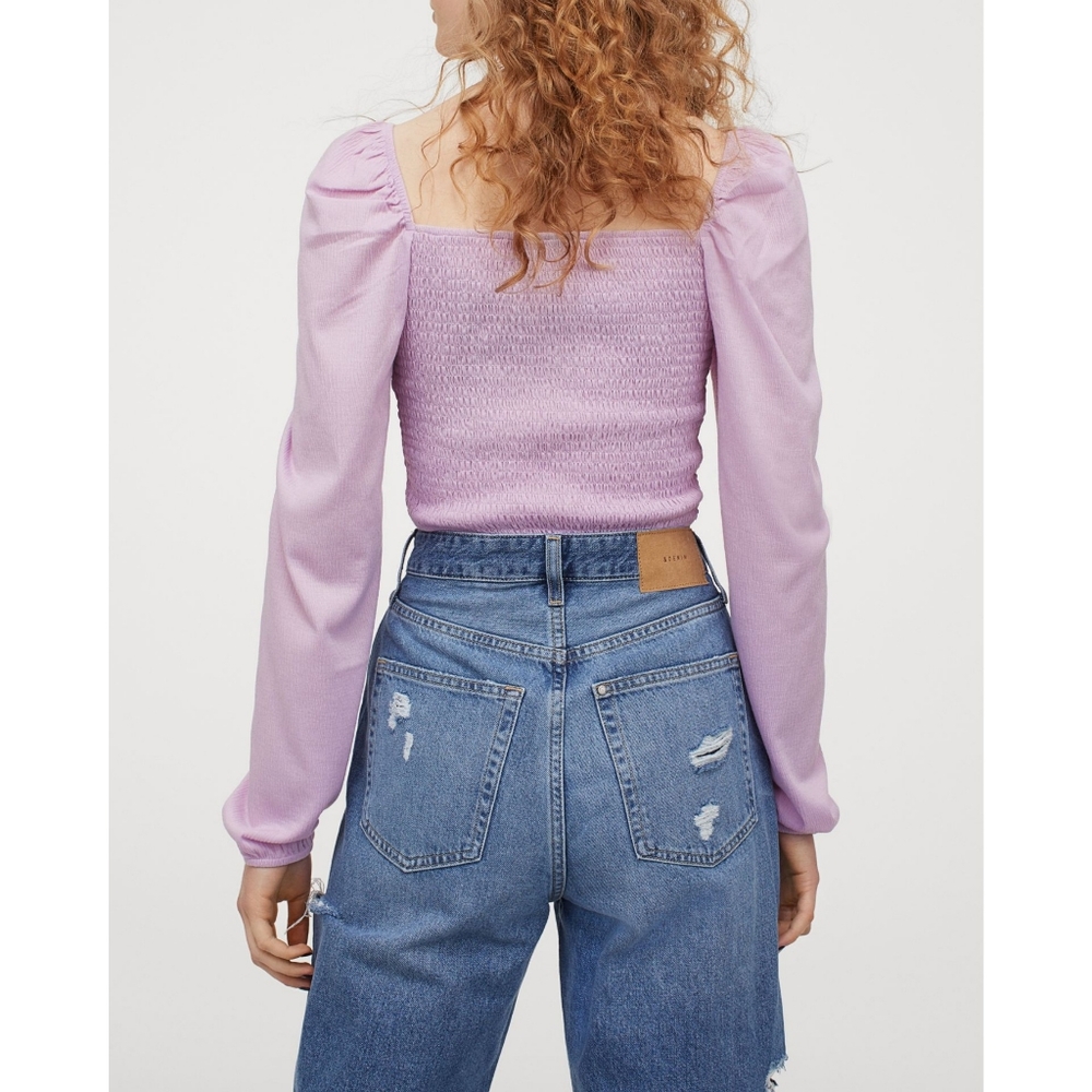 Drawstring-front Cropped Top - Picture 2 of 6